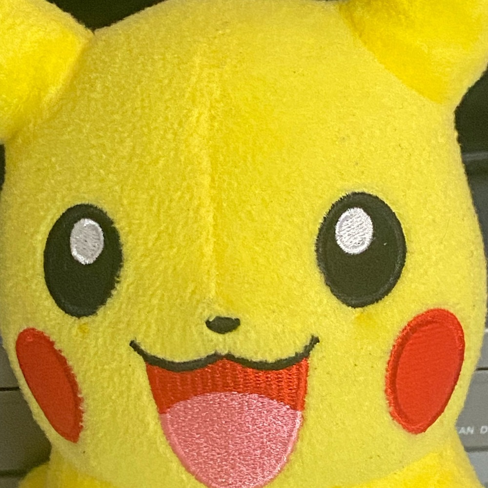 TOMY Pokemon Plush, Pikachu Hands Down 8 inch